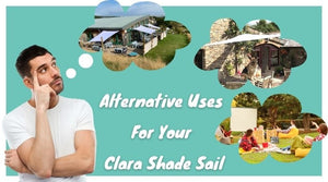 Alternative uses for your Clara Shade Sail - Getting More From My Garden Sun Shade Sail - Clara Shade Sails