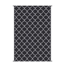 Outsunny Reversible Outdoor Garden Rug (182cm x 274cm) – Black & White or Grey & White