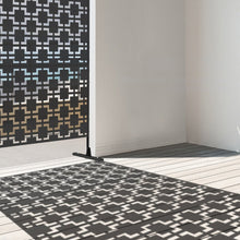 Outsunny Decorative Black Metal Garden Privacy Screen, Geometric - Clara Shade Sails - Outsunny - 