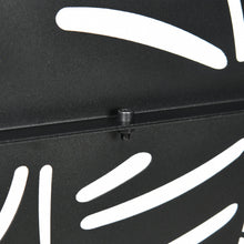 Outsunny Decorative Black Metal Garden Privacy Screen, Willow Branch - Clara Shade Sails - Outsunny - 