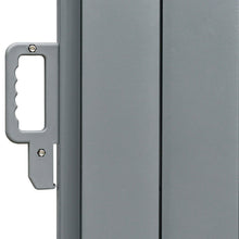 Outsunny Double Retractable Side Awning Privacy Screen, Grey - 6m x 2m - Clara Shade Sails - Outsunny - 