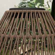 Outsunny Rattan Solar Outdoor Lamp, Brown or Grey - Clara Shade Sails - Outsunny - Grey - 