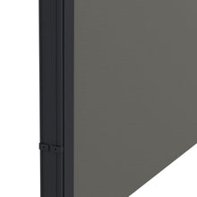 Outsunny Retractable Side Awning Privacy Screen, Black, Dark Grey or Khaki - 4m x 1.6m - Clara Shade Sails - Outsunny - Khaki - 