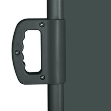 Outsunny Retractable Side Awning Privacy Screen, Cream or Grey - 3m x 2m - Clara Shade Sails - Outsunny - Grey - 