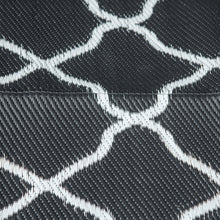 Outsunny Reversible Outdoor Garden Rug (182cm x 274cm) – Black & White or Grey & White - Clara Shade Sails - Outsunny - Grey & White - 