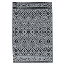 Outsunny Reversible Outdoor Garden Rug – Black & Grey (182cm x 274cm) - Clara Shade Sails - Outsunny - 