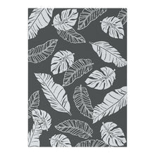 Outsunny Reversible Outdoor Garden Rug – Grey & White Leaf (182 x 274cm) - Clara Shade Sails - Outsunny - 