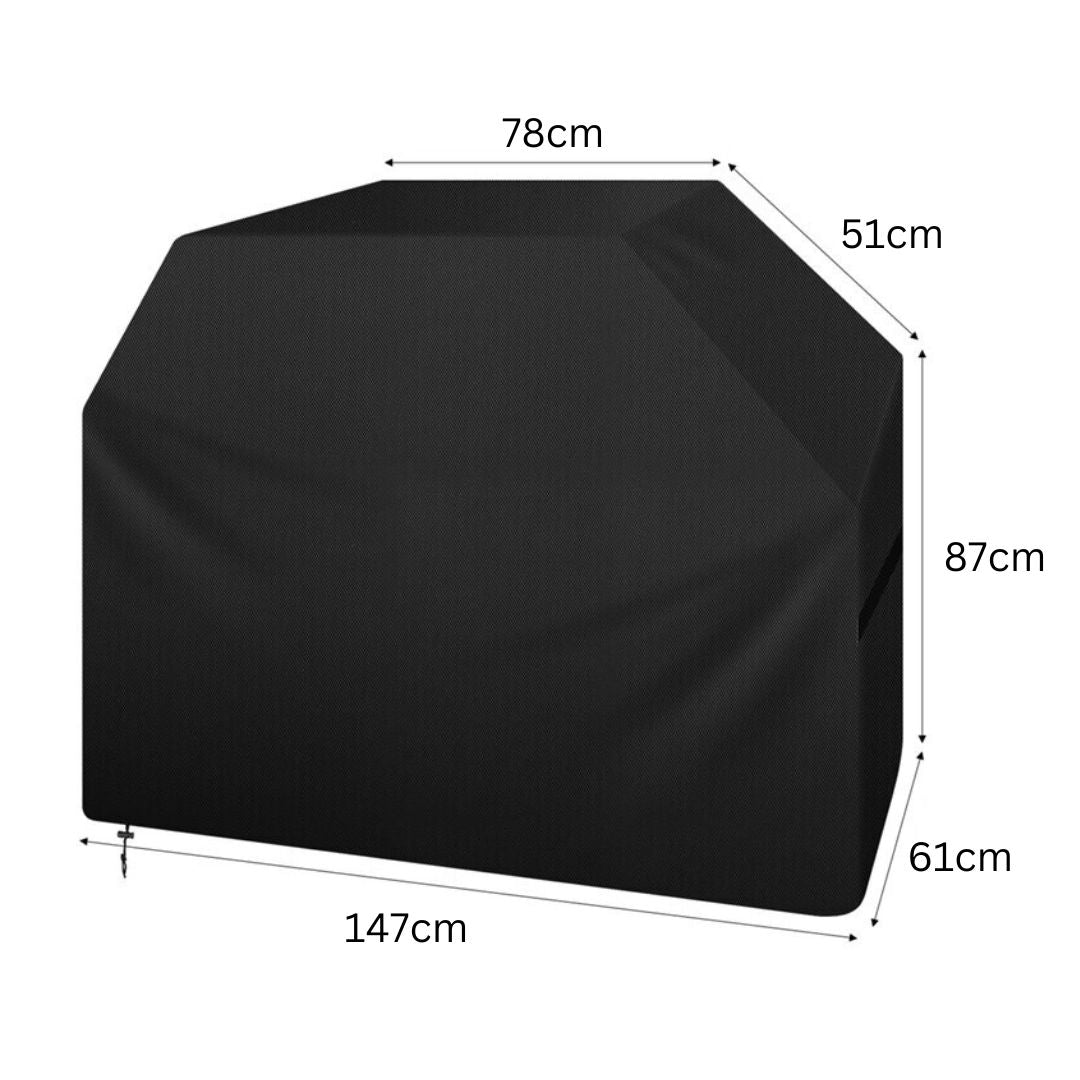 Barbecue  Cover Waterproof UV Resistant BBQ Protection - 147cm x 61cm x 122cm Clara Shade Sails