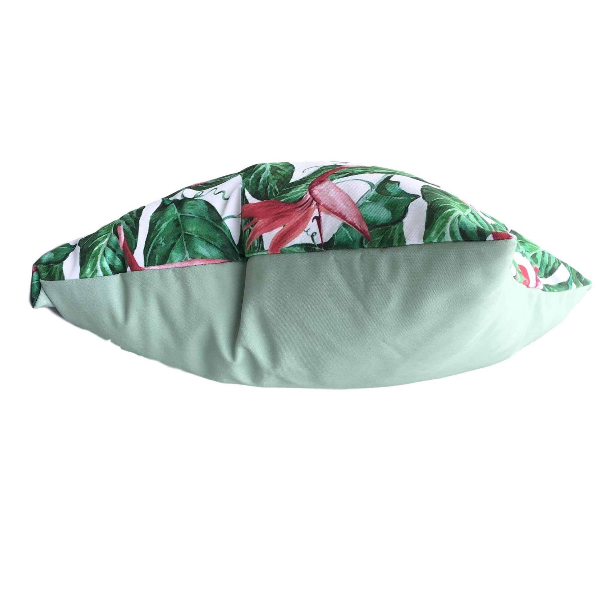 Bird of Paradise Water Resistant Garden Cushion Cover - Tropical Jungle Rainforest Clara Shade Sails