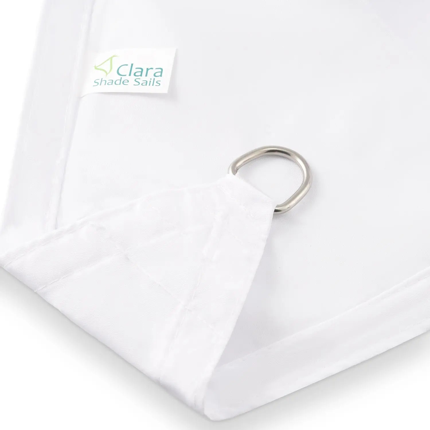 Equilateral Triangle 2m - Clara Sun Shade Sail White Waterproof Patio Garden Sun Canopy Awning Clara Shade Sails