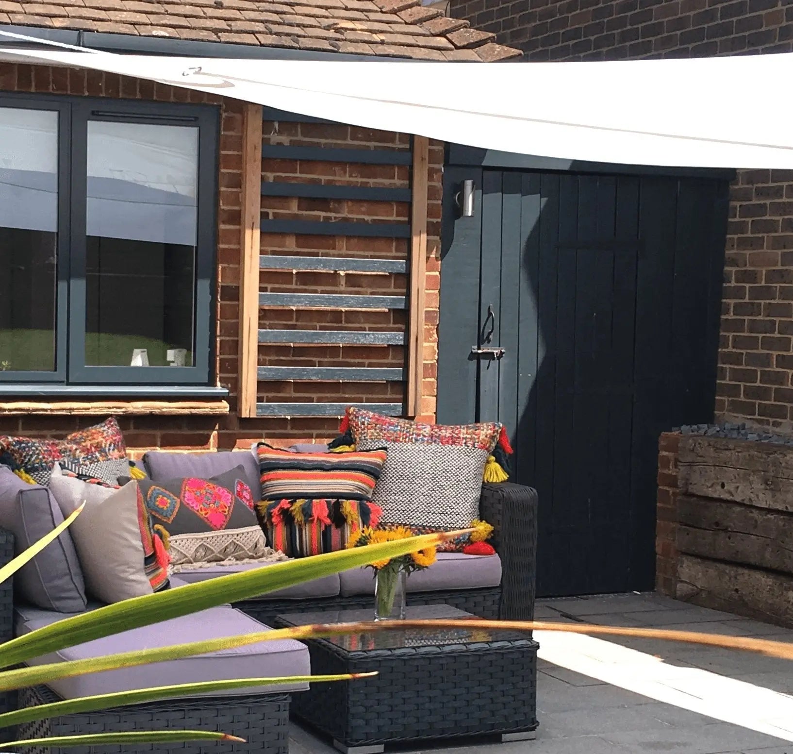 Equilateral Triangle 3.6m - Clara Sun Shade Sail - White Waterproof Patio Garden Sun Canopy Awning Clara Shade Sails