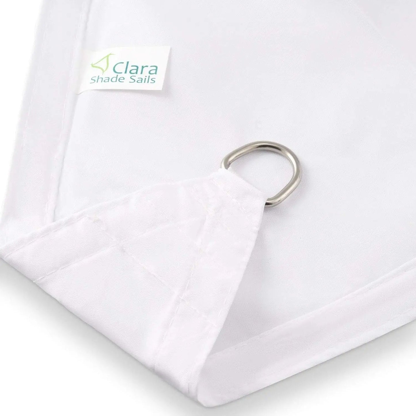 Equilateral Triangle 3m - Clara Sun Shade Sail -  White Waterproof Canopy Awning Gazebo for Patio Garden Clara Shade Sails