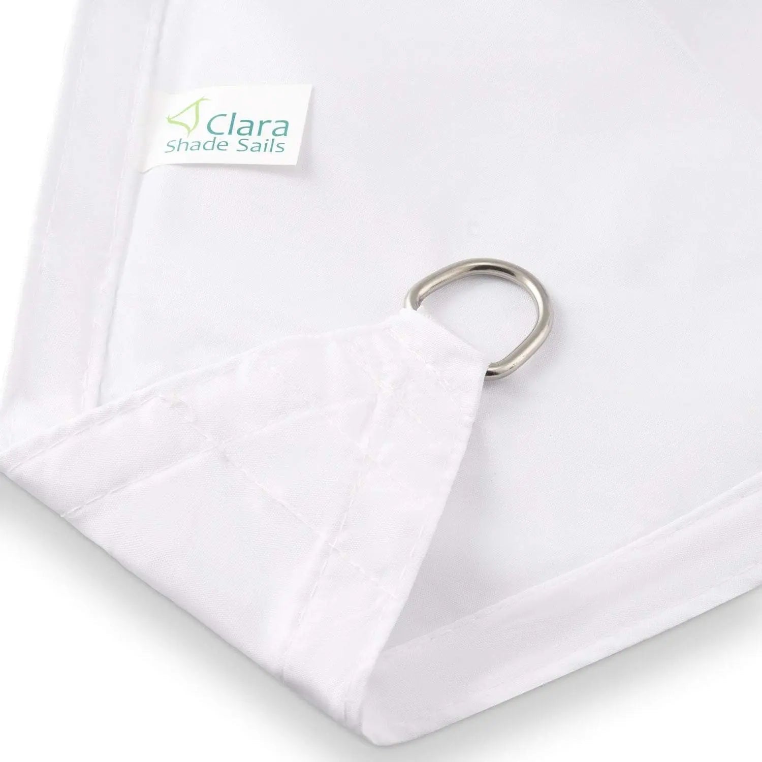 Equilateral Triangle 3m - Clara Sun Shade Sail -  White Waterproof Canopy Awning Gazebo for Patio Garden Clara Shade Sails