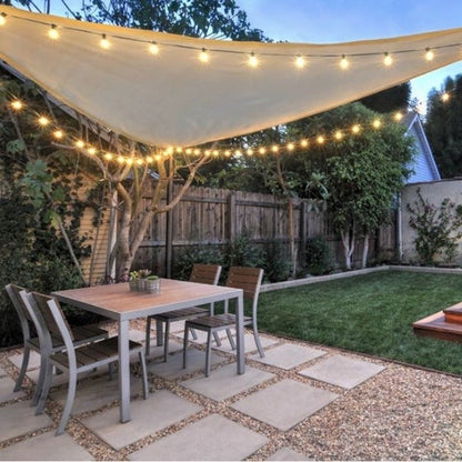 Equilateral Triangle Cream - Sun Shade Sail - Water Resistant UV Garden Canopy Awning 2m 3m 3.6m 5m Clara Shade Sails