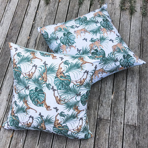 Extra Large 65cms Tiger Water Resistant Garden Floor Cushion Cover Scatter Pillow Cover Tropical Jungle Rainforest Clara Shade Sails