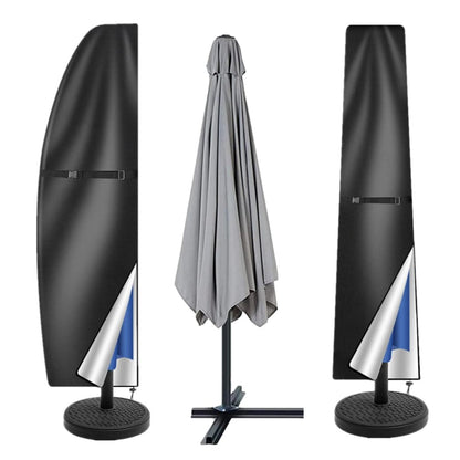 Protective Garden Parasol Cantilever Umbrella Rain Covers Waterproof - Straight, Banana - Black, Grey, Khaki, Green - 170cm, 190cm, 205cm, 265cm, 280cm Clara Shade Sails