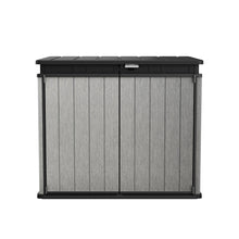 Keter Elite Storage Box Duotech Garden Household Bin Cover 1150L Black Grey Keter