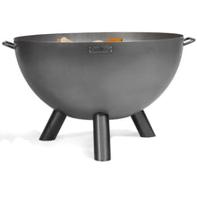 Kongo Deep Fire Bowl Pit 85cm - Cook King Garden and Outdoor Patio Entertaining Portable Metal Round Fire Bowl Cook King