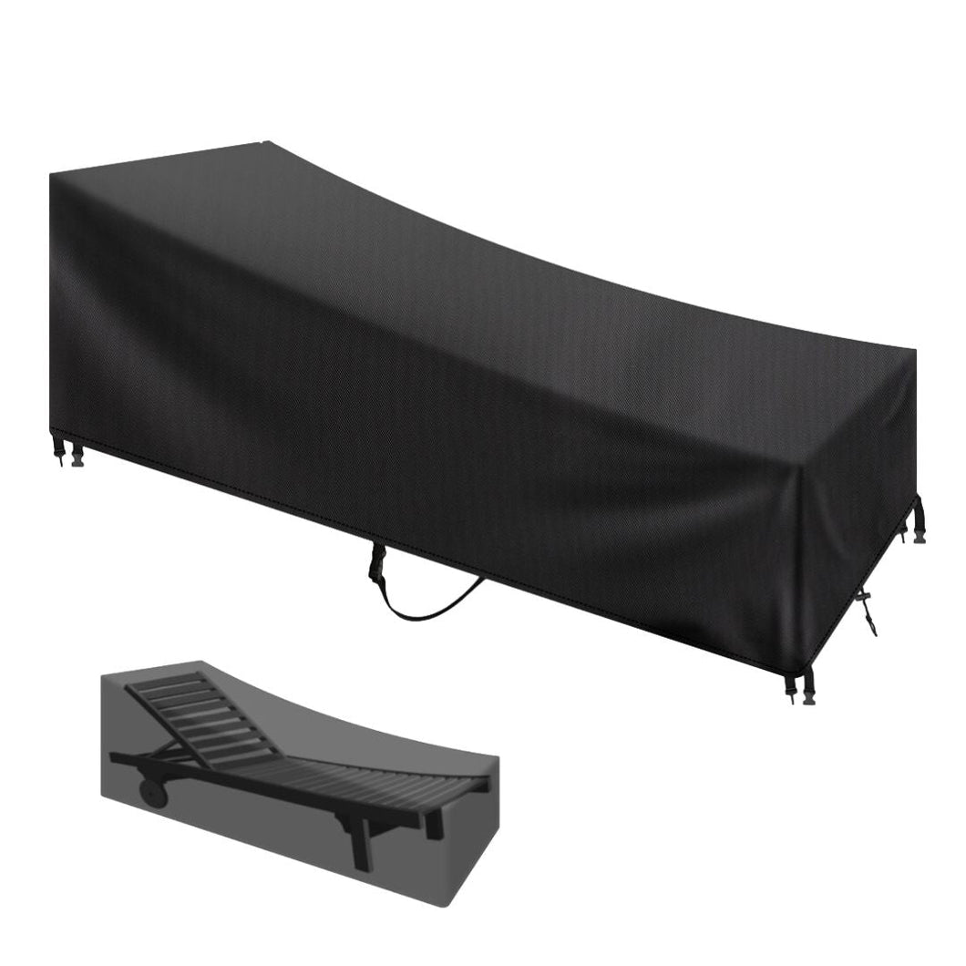 Outdoor Sunbed Lounger Furniture Cover Water Resistant Anti-UV - 210cm x 75cm x 45cm x 80cm Clara Shade Sails