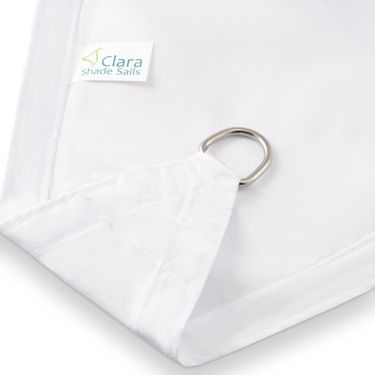 Rectangle 3m x 4m - Clara Sun Shade Sail White Waterproof Patio Garden Canopy Awning Clara Shade Sails