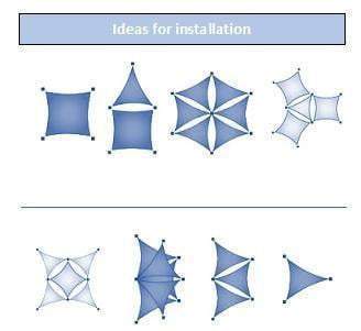 Rectangle 3m x 4m - Clara Sun Shade Sail White Waterproof Patio Garden Canopy Awning Clara Shade Sails